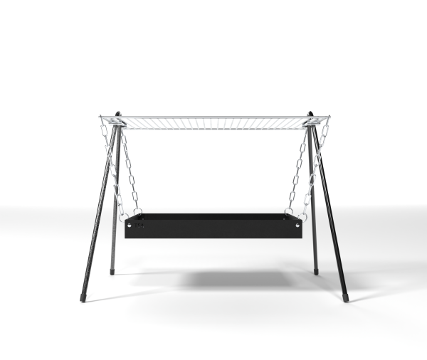 lowered_front_white_bg Bush Baby Braai Stand